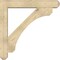 Ekena Millwork Legacy Craftsman Rough Sawn Bracket w/ Offset Brace, Douglas Fir, 8"W x 48"D x 48"H BKT0806X48X48LEC04RDF - alternate 2